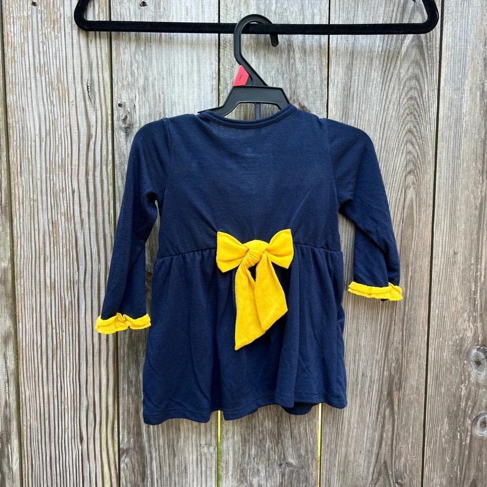 COLOSEUM Michigan Wolverines Infant Girls Dress Sz 6-12 months